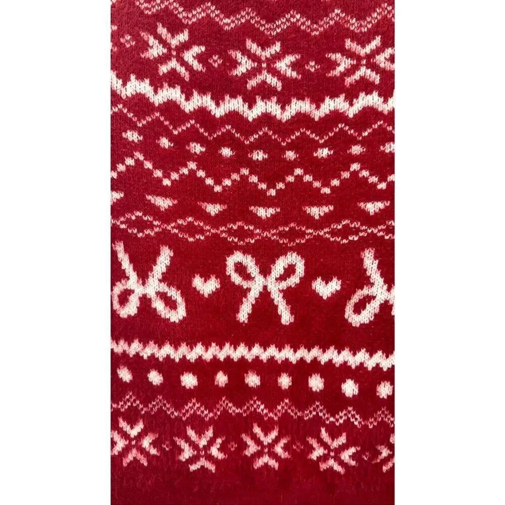 Red Pullover Sweater - Picture 4 of 9